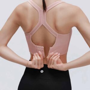 Ausgestellte Yogahose mit V Taille fuer Damen RUXI de893