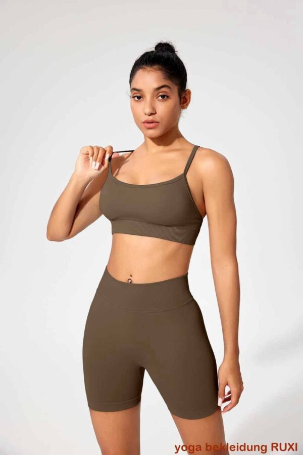 Bequeme Shorts aus Baumwolle mit Umschlag RUXI de3768