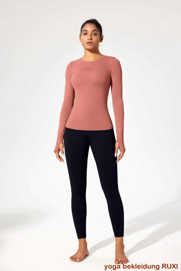 Bequeme Stretch Yogahose fuer Damen in kleiner Groesse RUXI