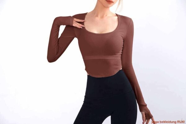 Bequeme Stretch Yogahose mit Fussschlaufen RUXI de1137