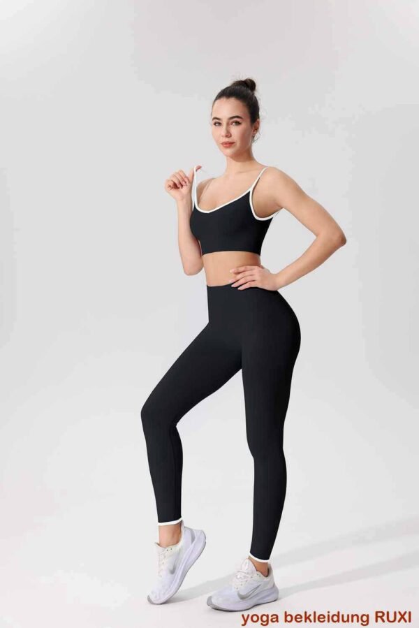 Bootcut Yogahose aus Baumwolle mit Taschen RUXI de805