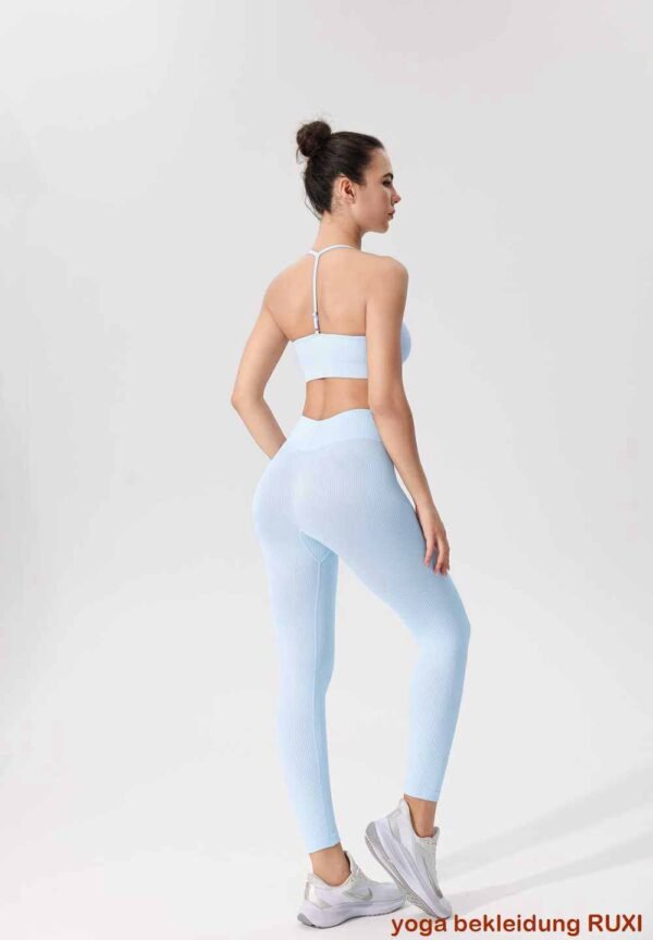 Dehnbare Bootcut Yoga Leggings fuer Damen RUXI de08