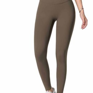 Dunkelviolette Yoga Leggings fuer Damen RUXI de975