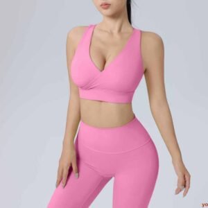 Extra lange Schlag Yogahose fuer Damen RUXI de499