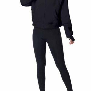 Fitness Leggings mit hoher Taille fuer Damen RUXI de713