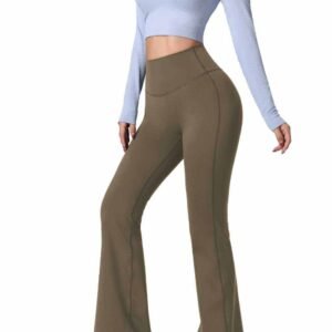 Flare Capri Yogahose fuer Damen RUXI de267