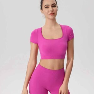 Florale Yoga Leggings fuer Damen RUXI de1370