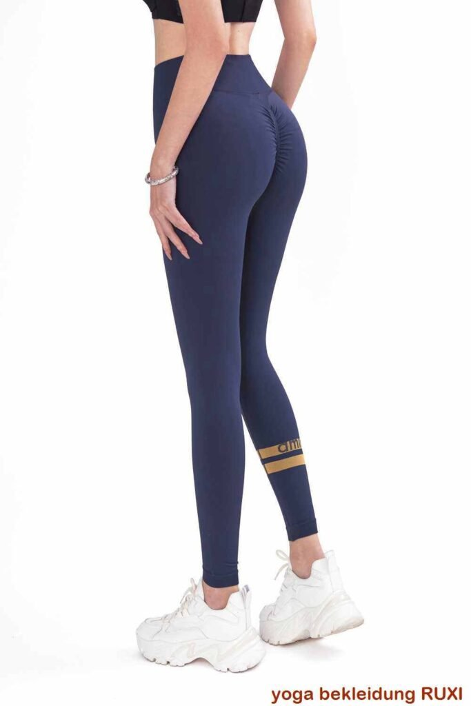 Gerippte dehnbare Sportshorts fuers Training RUXI de2035