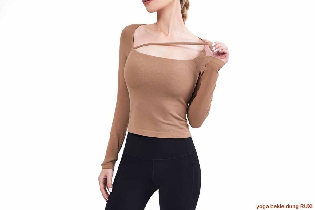 Gerippte nahtlose Radlershorts fuer Damen RUXI de3370