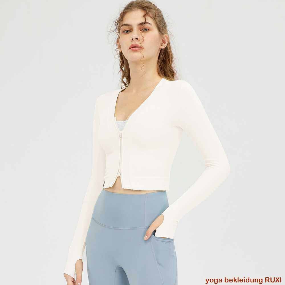 Gerueschte Radlershorts fuer Damen mit hoher Taille RUXI