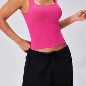 Gestreifte Yoga Shorts mit bequemer Passform RUXI de3882