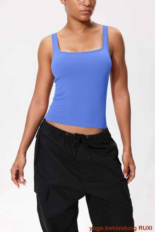Graue Workout Leggings mit bequemer Passform RUXI de444