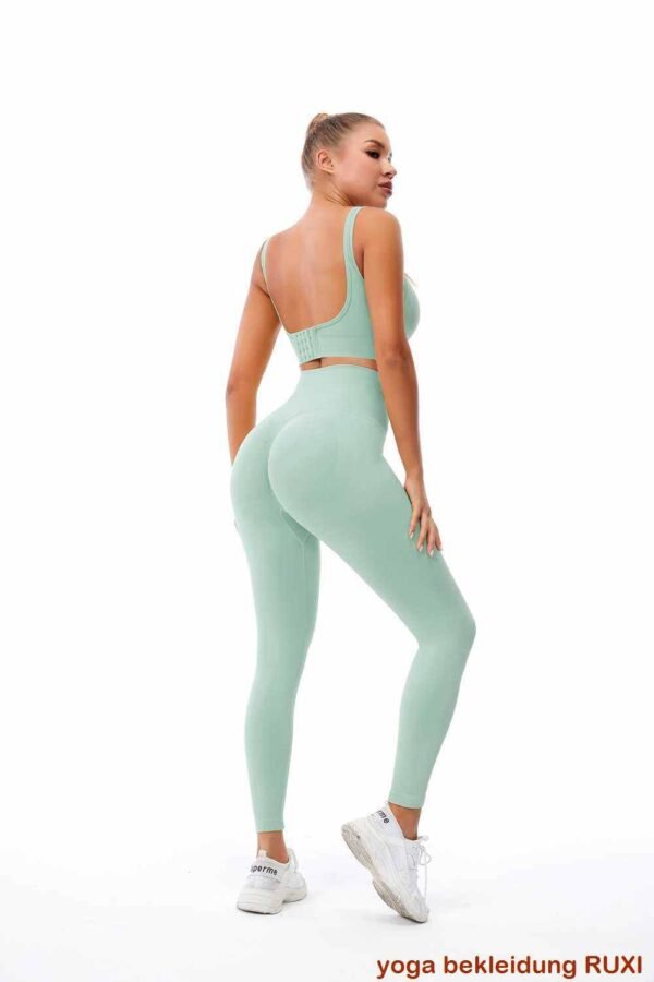 Grauer Yoga Pullover weiche und bequeme Activewear RUXI