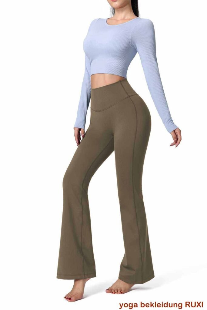 Hellgruener nahtloser Sport BH fuer Damen RUXI de1741
