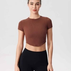 High Top Yogahosen fuer Damen dehnbare Activewear RUXI