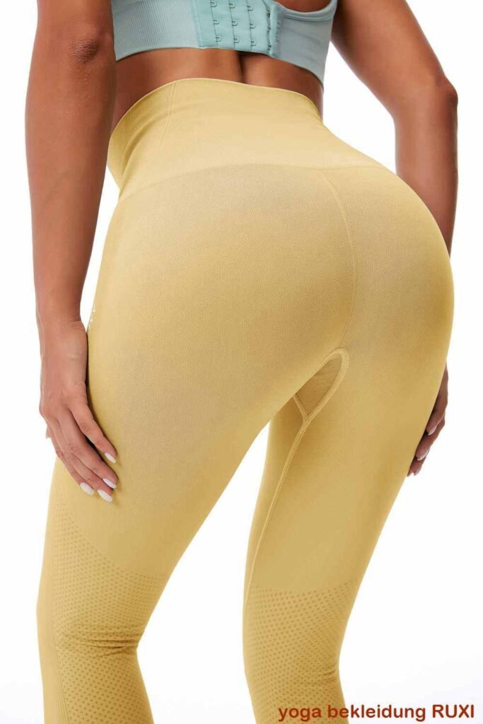 Hoch taillierte Workout Shorts fuer Damen RUXI de3332