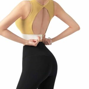 Hohe Bootcut Yogahose fuer bequemes Stretchgefuehl RUXI