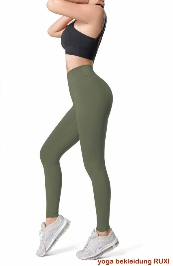 Klassische Schlaghosen Leggings mit hoher Taille RUXI de10