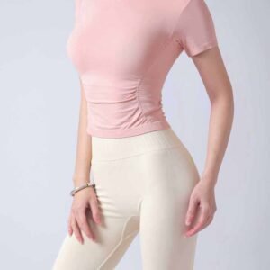 Lila High Waist Hot Pants fuer Damen RUXI de934