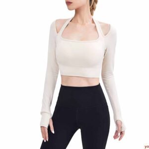 Locker sitzende Yogahose fuer Damen laessige Activewear