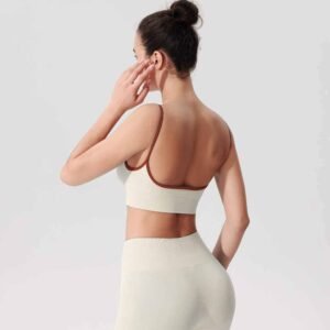 Marineblaue Yoga Caprihose mit hoher Taille RUXI de1076