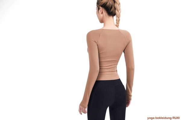 Mid Rise Bootcut Yogahose fuer Damen RUXI de669