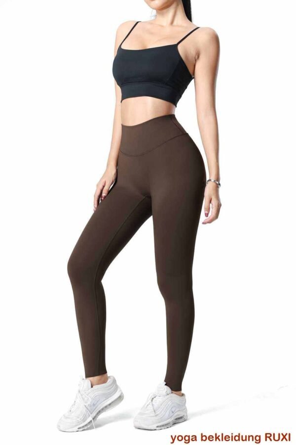Nahtlose Yogahose vorne fuer ultimativen Komfort RUXI de414