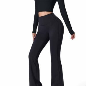 Nahtloses Gymnastik Crop Top und Leggings Set RUXI de1240