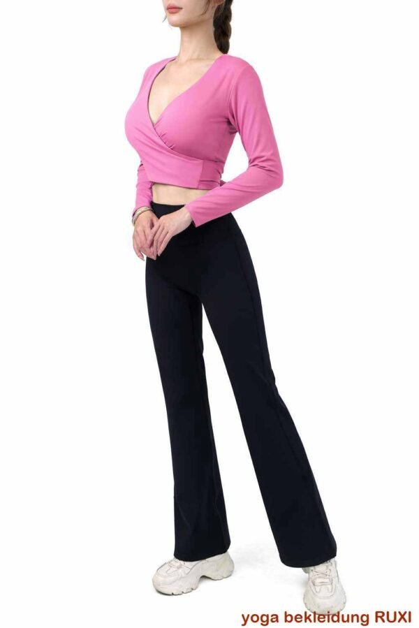 Peach Bliss Yogahose fuer Komfort und Flexibilitaet RUXI