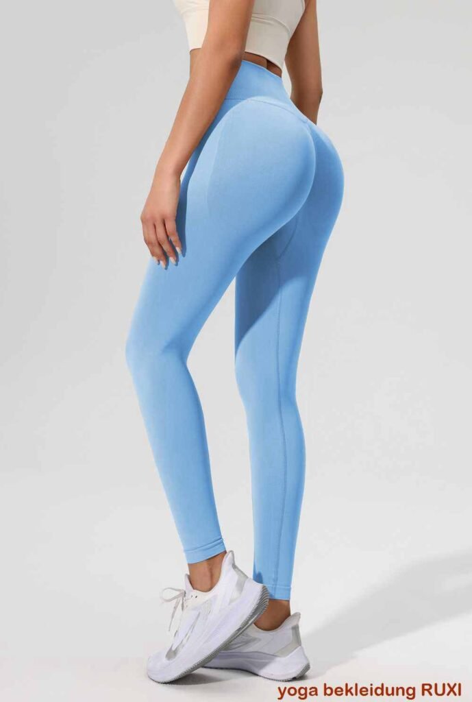 Peachy Fitness – Shorts mit hoher Taille RUXI de3542