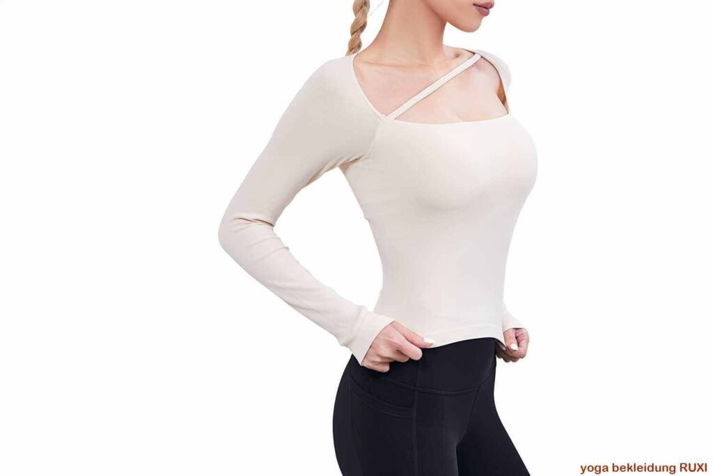 Radlerhose mit hoher Taille fuer Damen RUXI de3584