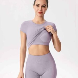 Schlaghose Yogahose Stretch Leggings mit hoher Taille