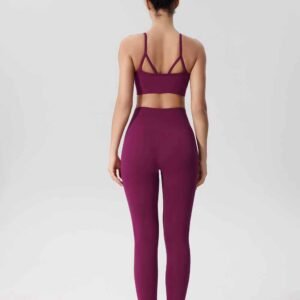 Schwarze Capri Yogahose mit bequemer Passform RUXI de829