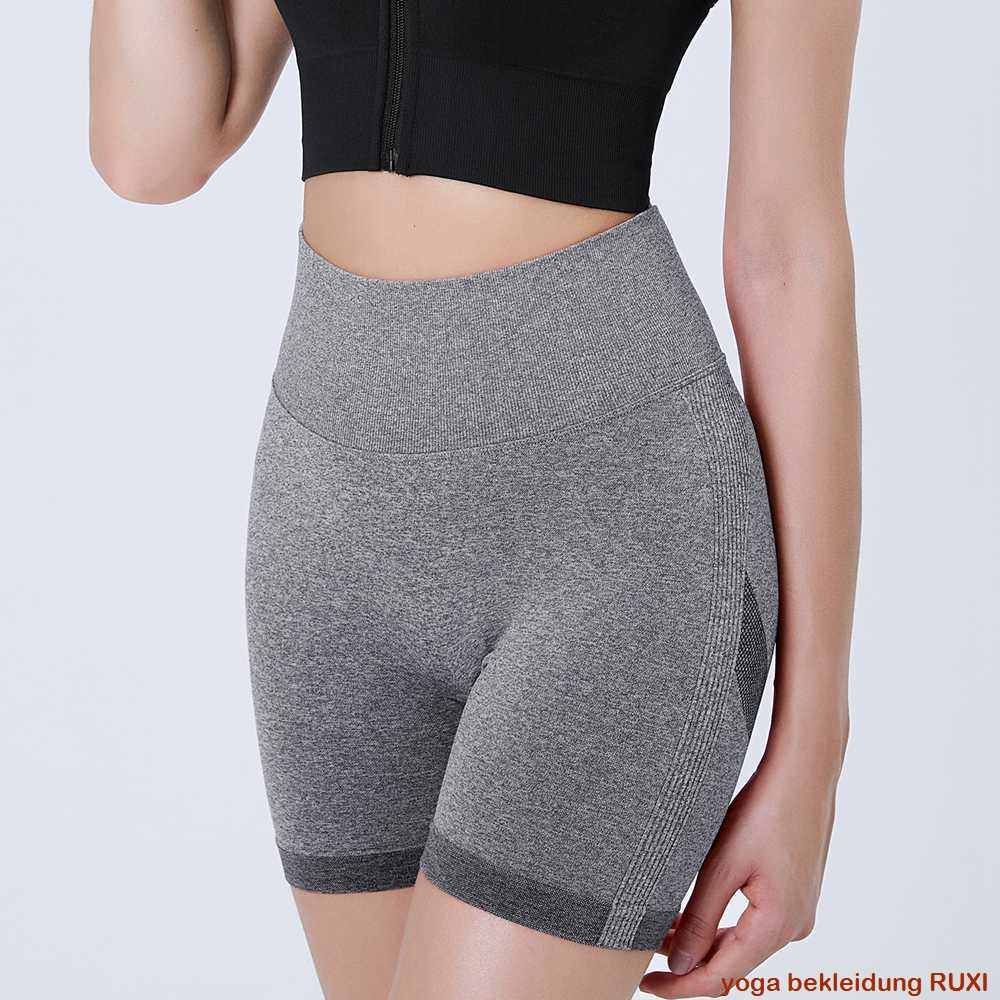 Schwarze Radlerhosen fuer Damen und Herren RUXI de2219