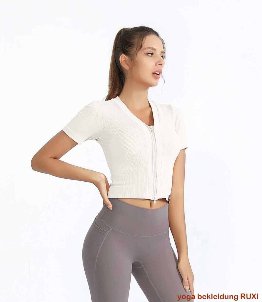 Schwarzer Mesh Sport BH fuer aktive Kleidung RUXI de1773