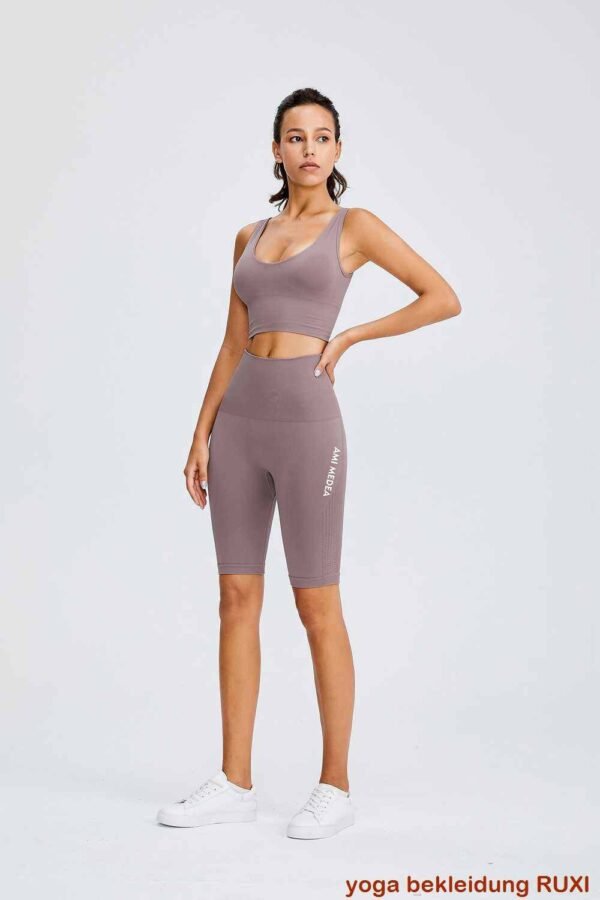 Seasum Damen Yogahose mit hoher Taille Fitness Leggings