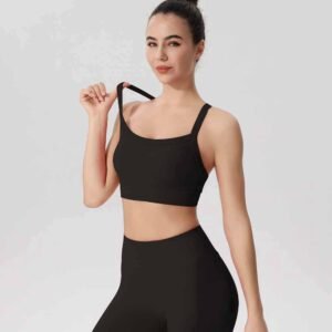 Slim Fit Yogahose fuer Frauen zur Bauchkontrolle RUXI de234