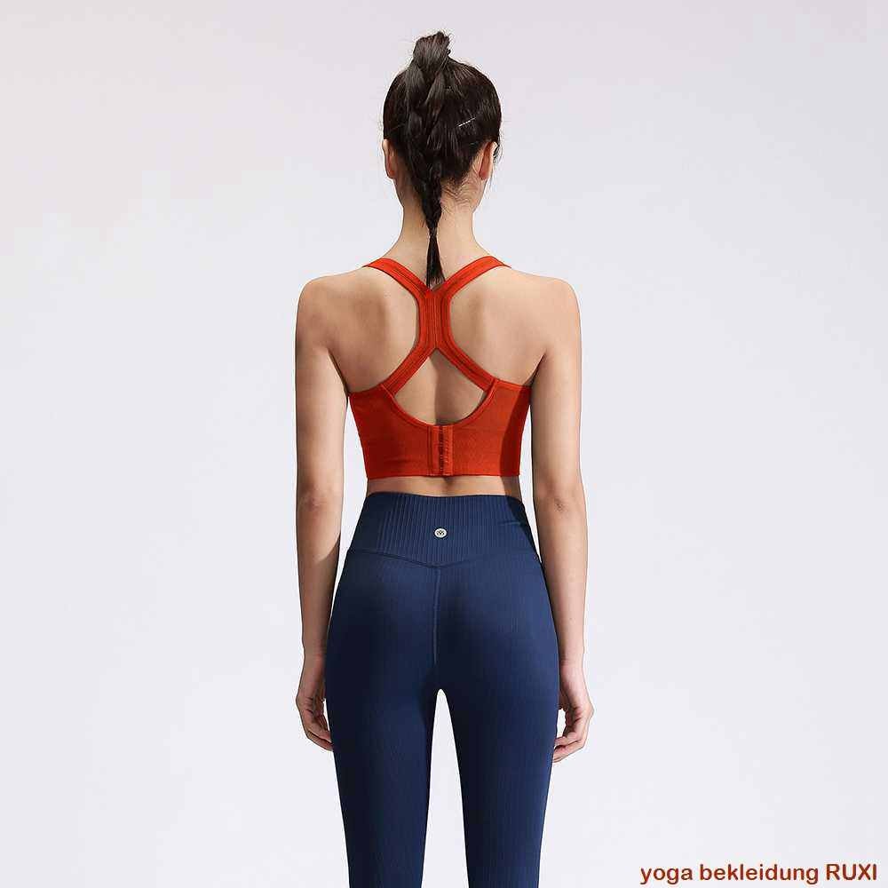 Sport BH mit Riemchendesign und offenem Ruecken RUXI de1759