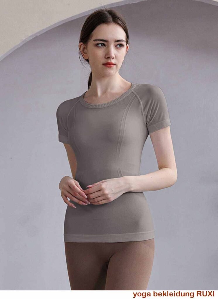 Sport Legging Shorts mit hoher Taille fuer Damen RUXI