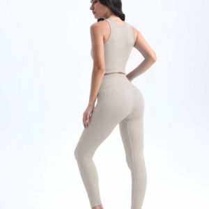 V foermige Leggings mit hoher Taille fuer Damen RUXI de748