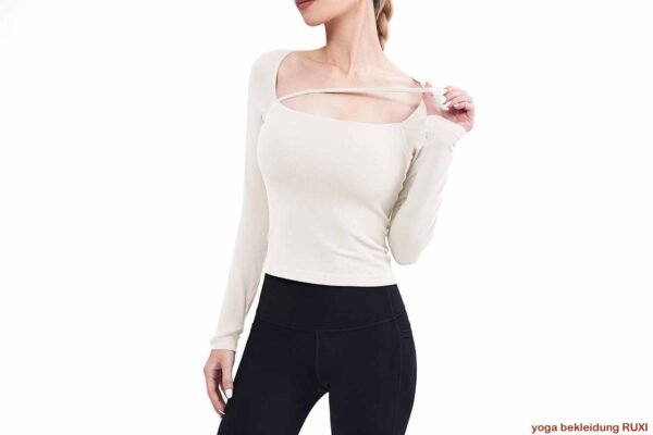 Workout Tights mit Taschen fuer Damen RUXI de242