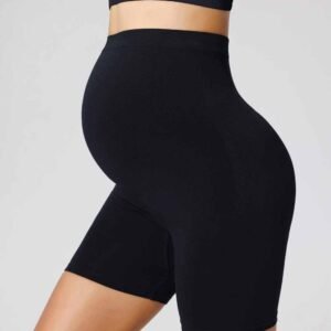 Yoga Shorts mit Geparden Print fuer aktiven Komfort RUXI