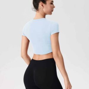 Yoga Shorts mit Totenkopf Print fuer Damen RUXI de3873