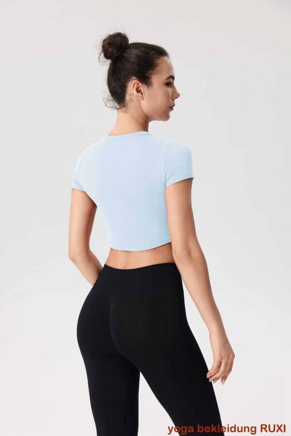 Yoga Shorts mit Totenkopf Print fuer Damen RUXI de3873