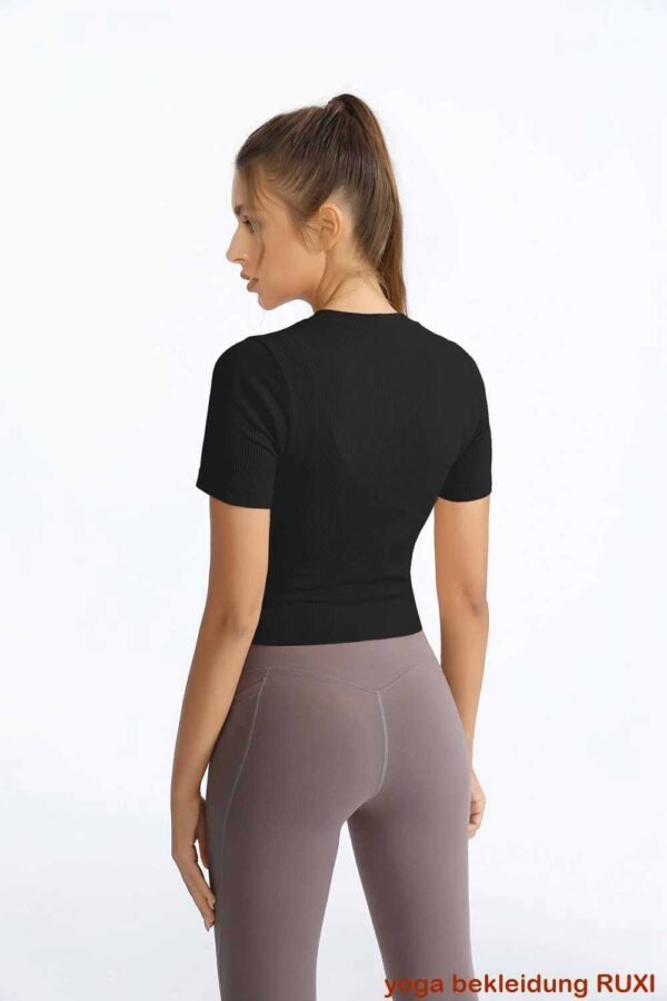 rote Yoga Shorts fuer Damen RUXI de3916